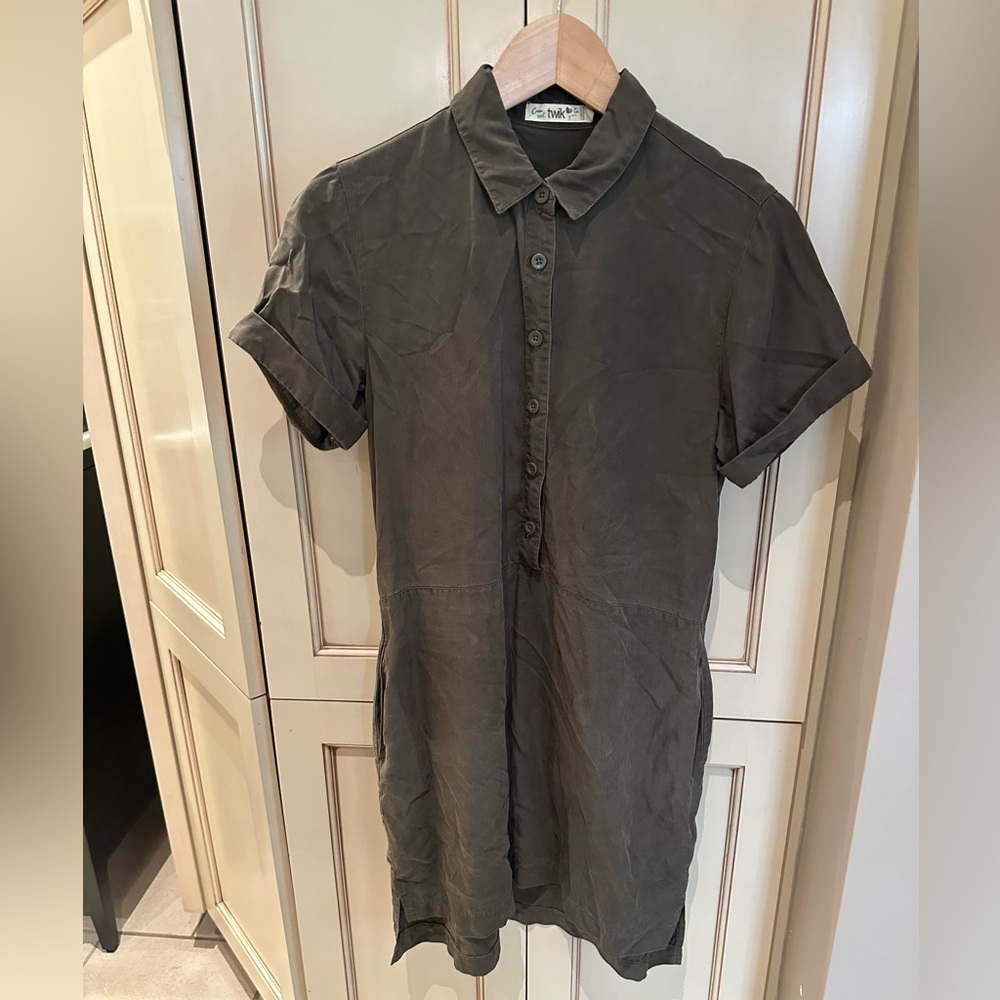 Twik Olive Midi Dress